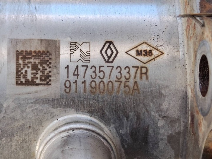 RADIATEUR GAZ D'ÉCHAPPEMENT VANNE EGR PAPILLON DES GAZ 147357337R RENAULT TALISMAN 1.7 DCI