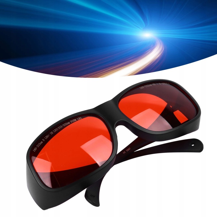532NM LASEROWE LUNETTES PROTECTEUR LUNETTES ANTYLASEROWE OD5 LENTILLES