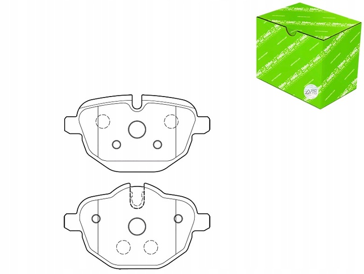 ZAPATAS DE FRENADO BMW 5 F10 10-16 PARTE TRASERA VALEO 