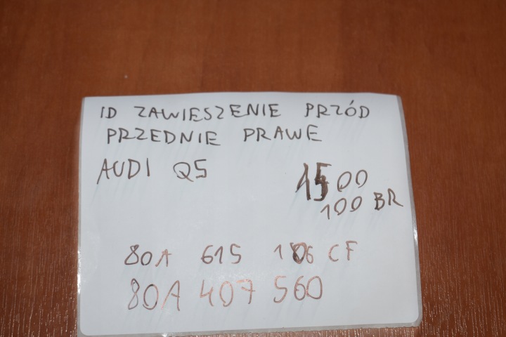PARFAIT SUSPENSION AVANT DROIT AUDI Q5 80A 1