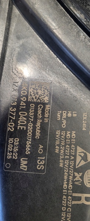 AUDI A6 C8 4K0941040E PHARE DROITE COMPLET LED MATRIX
