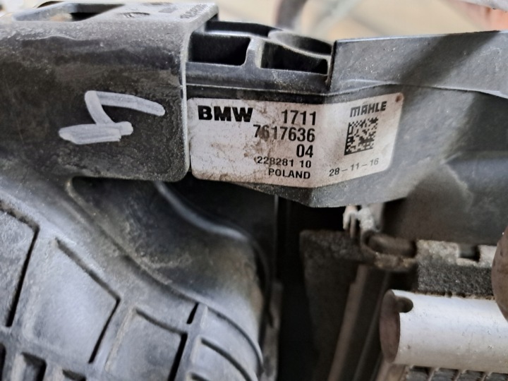 COURROIE RENFORCEMENT RADIATEURS VENTILATEUR RADIATEUR DIESEL BMW F45 F46 LIFT LCI