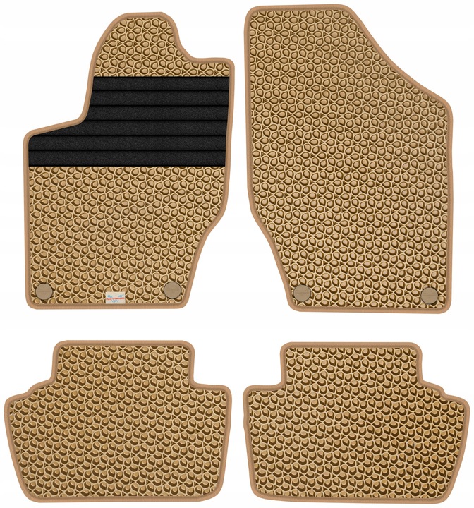 PEUGEOT 308 I 2007-2013 ALFOMBRILLAS GOMA PARA COCHE EVA COLOR BEIGE 