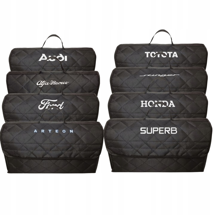 BOLSA ALFORJA PARA AUTO INSCRIPCIÓN TIPO MODELO LOGOTIPO FORD 