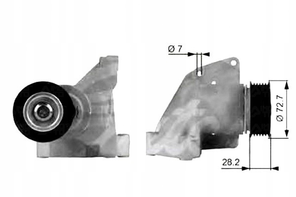 TENDEUR DE COURROIE WIELOROWKOWEGO FORD FOCUS 1.4/1.6 1 photo 2 - milautoparts-fr.ukrlive.com