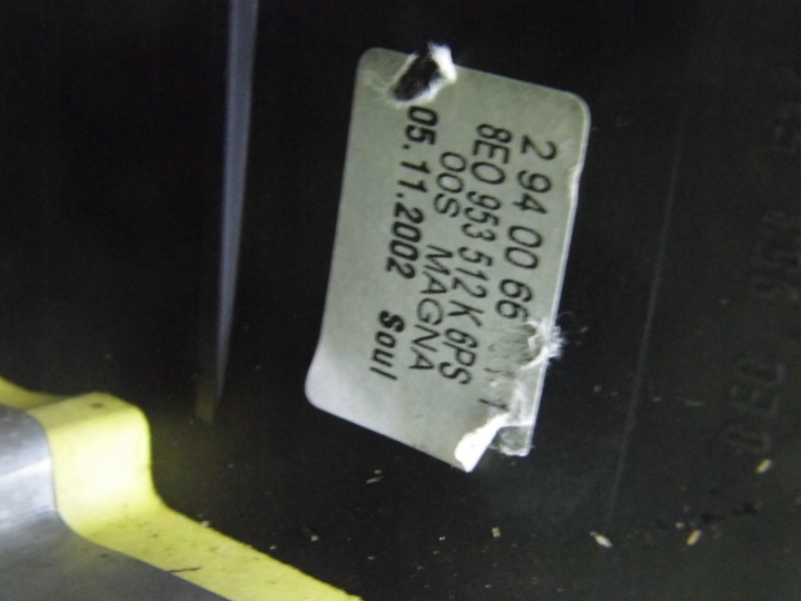 AUDI A4 B6 2.5TDI 02' SED CHÂSSIS COLONNES DIRECTION 8E0953512K