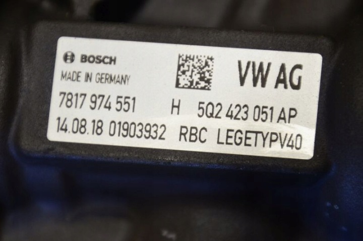 VW GOLF 7 CRÉMAILLÈRE DE DIRECTION 5Q2423051AP 5Q0909144AA