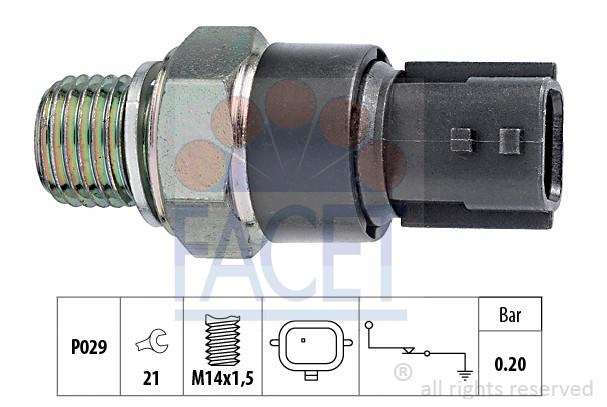CONMUTADOR DE PRESIÓN ACEITES / SENSOR / VÁLVULA FACET 