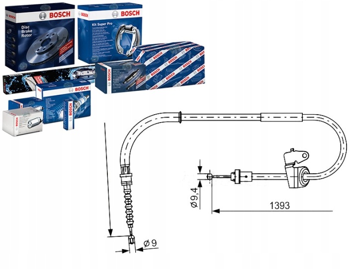 CÂBLE FREINS MANUEL MINI (R56) (R57) (R58) (R59