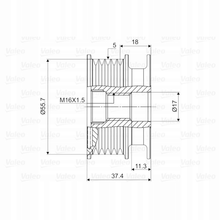 EMBRAGUE ALTERNADOR VW SEAT 