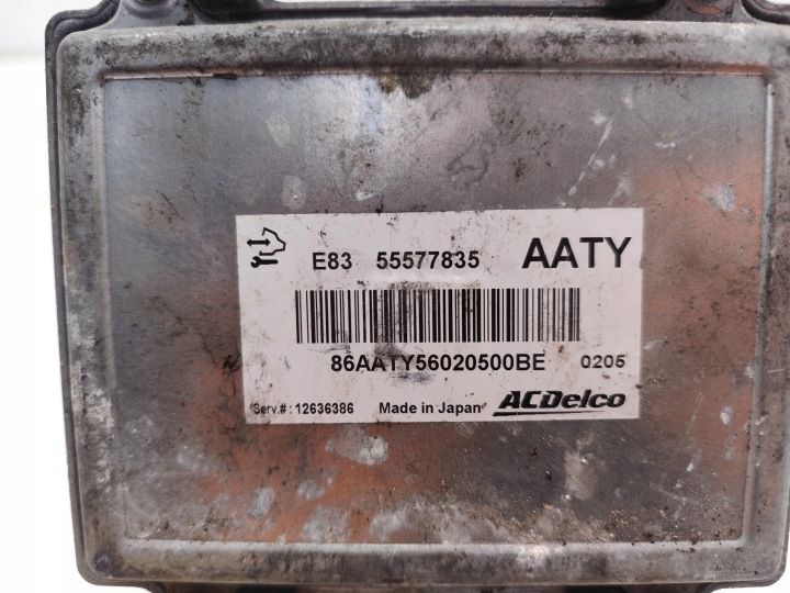 OPEL CORSA CONTRÔLEUR MODULE ECU 1.2 TWINPORT ESSENCE 59KW (80 HP) 55577835