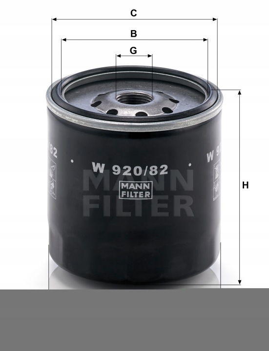 MANN-FILTER FILTRE HUILES