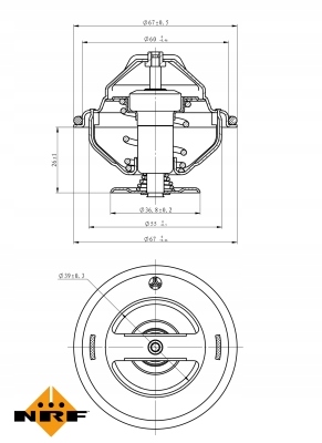 TERMOSTATO NRF 725105 