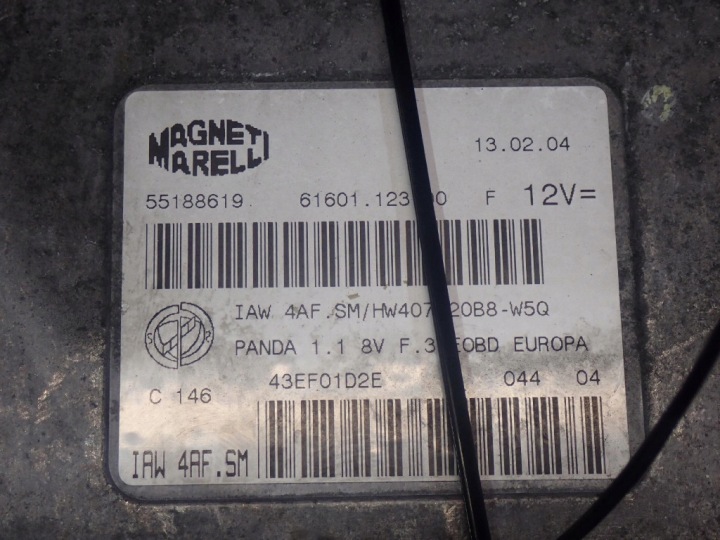 FIAT PANDA II 03-11 1.1 ORDINATEUR MOTEUR 55188619