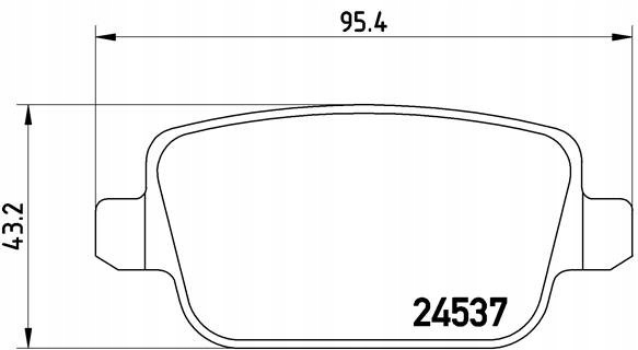 ZAPATAS HAM. PARTE TRASERA VOLVO S80 II 06- PARTE TRASERA 