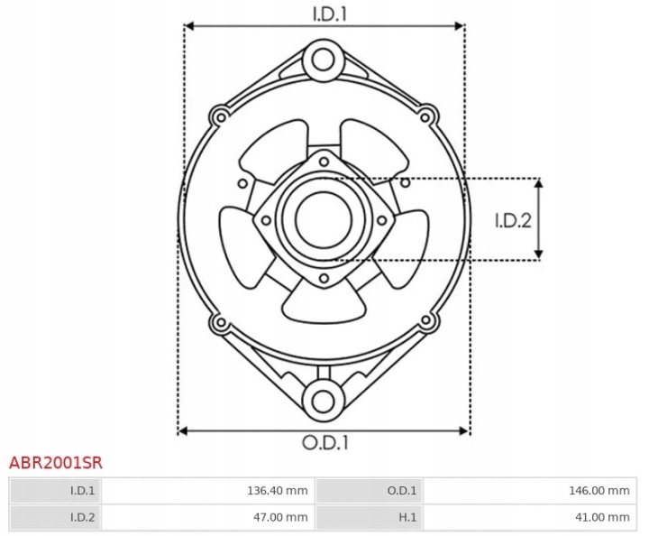 COLLIER ALTERNATEUR AS-PL ABR2001
