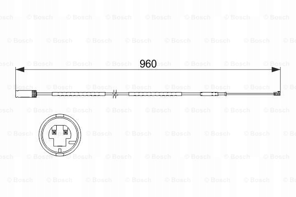 BOSCH 1 987 473 523 CONTACTO OSTRZEGWACZY, ZUZYCIE OKLADZIN DE FRENADO 