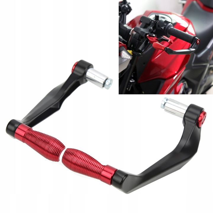 TAPONES AGARRADEROS MOTOCYKLOWYCH ROJO 