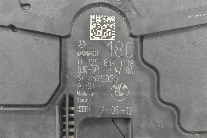 GÉNÉRATEUR 8575059 0125814008 BMW G01 G02 G11 G12 G30 G31 2.0DIESEL photo 5 - milautoparts-fr.ukrlive.com