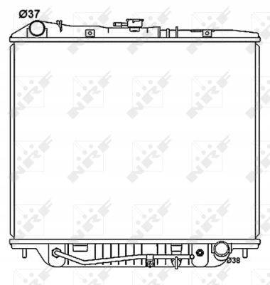 AUŠINTUVAS VARIKLIO NRF 53516 8943752755 nuotrauka 4