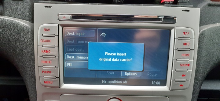 FORD FOCUS MK2 FACELIFT KUGA MK1 C-MAX FACELIFT RADIO BIG NAVIGATION NX 2009 YEAR CODE 