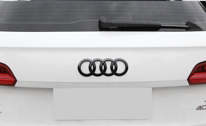 EMBLEMA INSIGNIA NEGRO AUDI TT A3 A5 TRASERO 192MM 