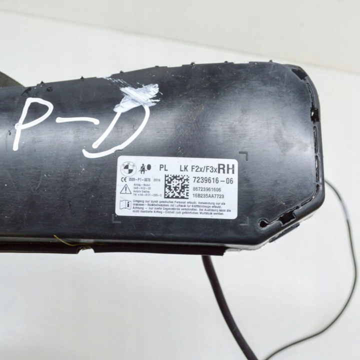 BMW 4 F32 F33 2016 AVANT CÔTÉ DROITE COUSSIN SÉCURITÉ AIRBAG SIÈGES