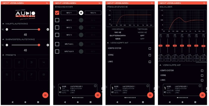 AUDIO SYSTEM CO-40.5DSP-BT AMPLIFIER AUTO 5 CHANNEL 7 KANALOW DSP 