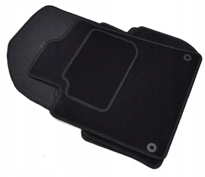 PEUGEOT 407 2004-2011R. NOIR TAPIS DE SOL VELOURS ECONOMY