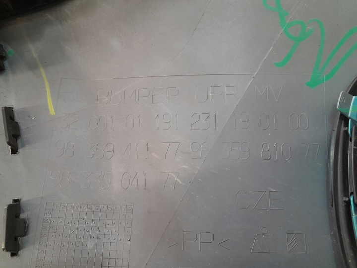 CITROEN C3 III LIFT PARE-CHOCS AVANT AVANT 9835941177