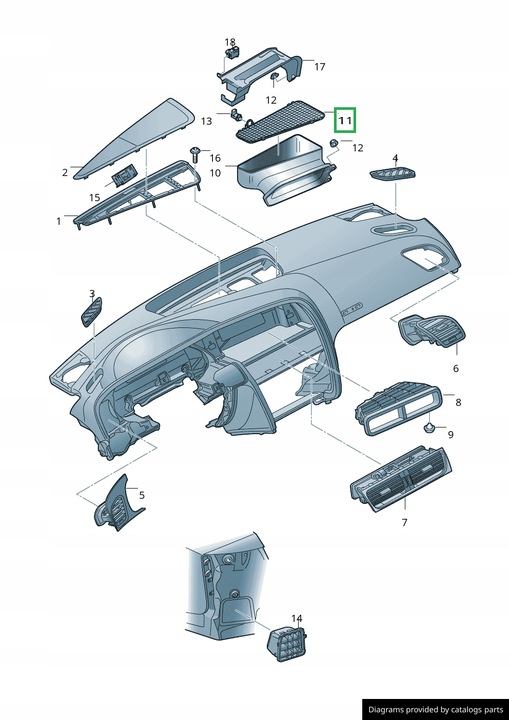 FILTER CABIN CARBON ADDITIONAL AUDI A4 B8 / PORSCHE MACAN 8KD819441 photo 2 - milautoparts-fr.ukrlive.com