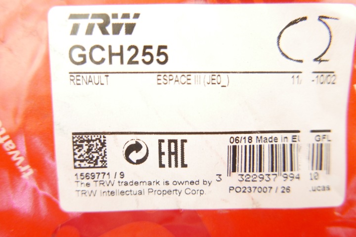 CÂBLE FREINS MANUEL GCH255 TRW