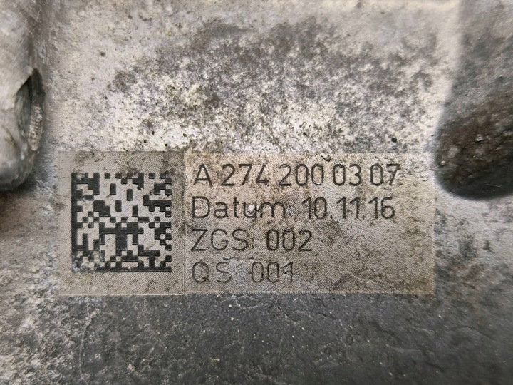 MERCEDES-BENZ C W205 2018 POMPE À EAU