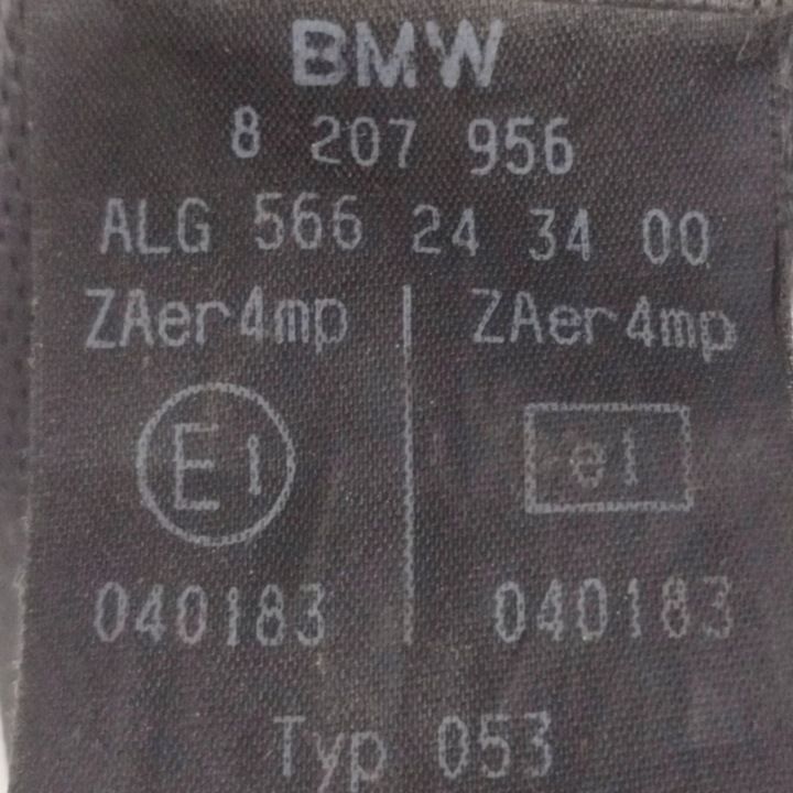 2004 BMW 3 E46 AVANT CEINTURE DE SÉCURITÉ 566244601