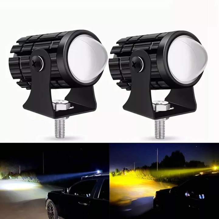 MOTOCYCLETTE PHARES LED AVEC PRZELACZNIKIEM SUR CAOUTCHOUC 12W