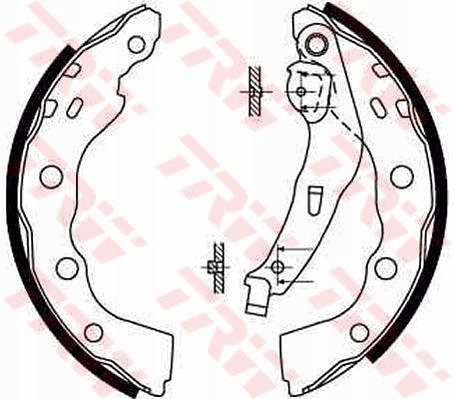 JUEGO ZAPATAS DE FRENADO TRW GS8665 