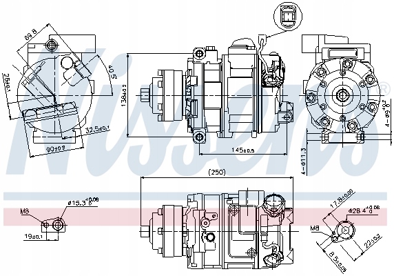 COMPRESOR ACONDICIONAMIENTO NISSENS 89418 