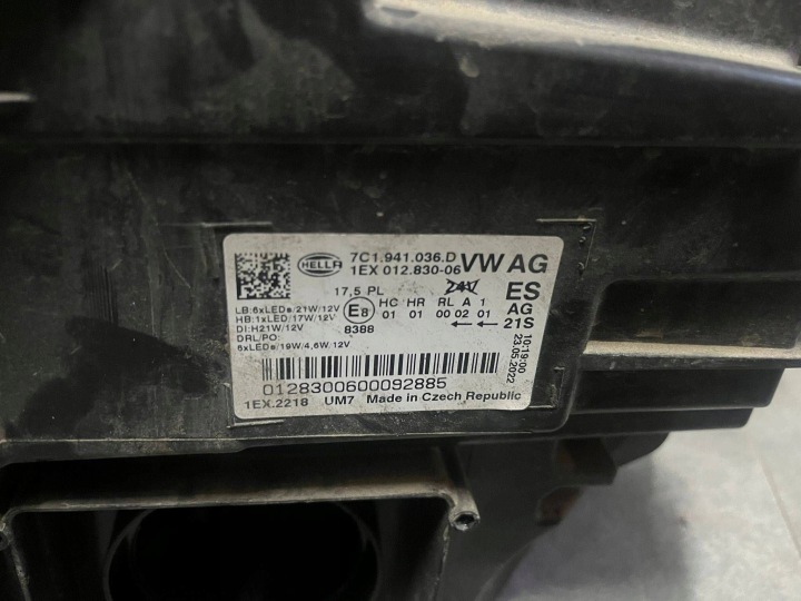 PHARE AVANT VOLKSWAGEN CRAFTER 2021 7C1941036D