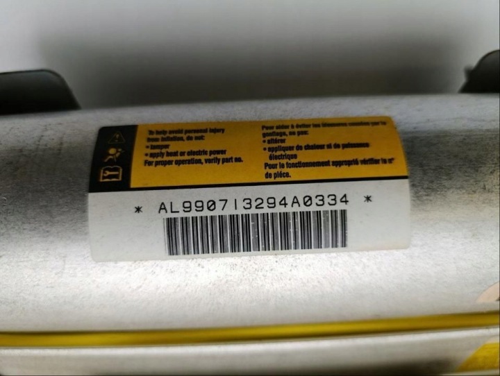 CHEVROLET CORVETTE C6 2005 COUSSIN SÉCURITÉ AIRBAG PASSAGER 603267100A