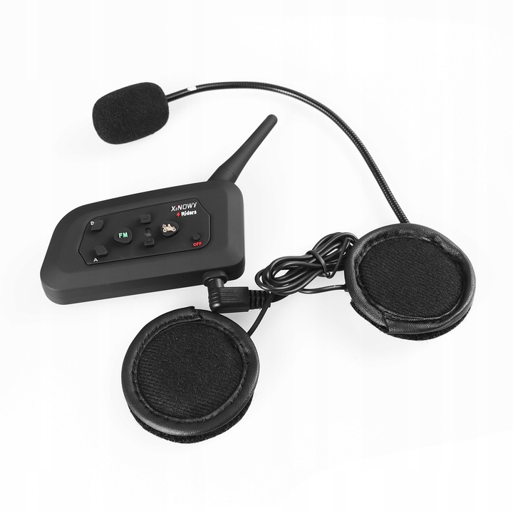 2 PIEZAS INTERKOM PARA MOTOCICLETA FM 1200M 4 PERSOAL BLUETOOTH 5.0 SLUCHAWKI AL CASCO 