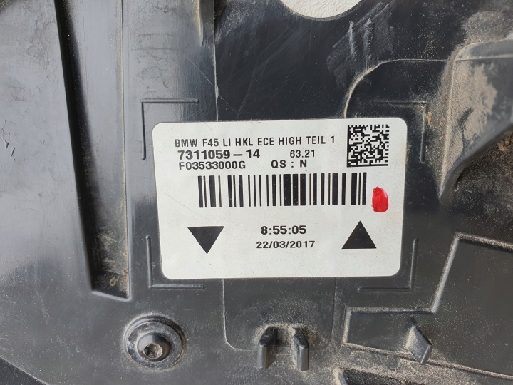 PHARE ARRIÈRE ARRIÈRE GAUCHE BMW 2 F45 ACTIVE TOURER LED ANNÉE 14-18