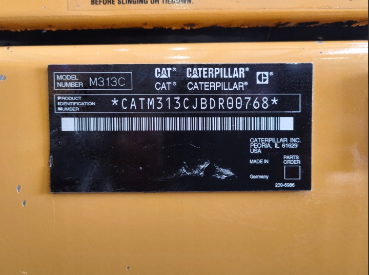 2005 CAT M313C