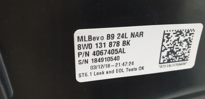 RÉSERVOIR POMPE ADBLUE AUDI A4 B9 8W0 8W0131878BK 8W0131969J 4067411AD
