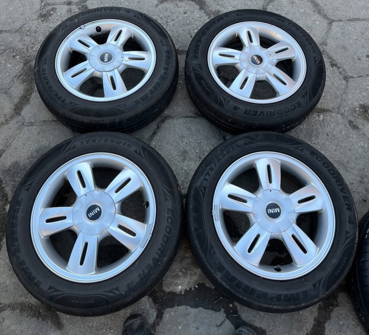 4× JANTE ALUMINIUM MINI OE 6763295 6763296 5.5″ X 15″ 4X100