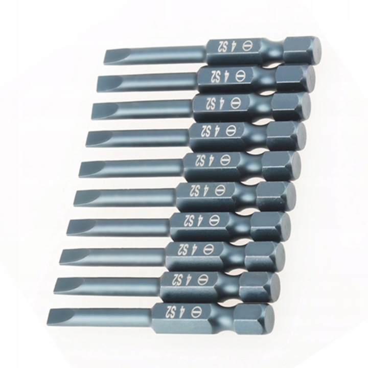 10 PIÈCES 1/4 POUCES POIGNÉE SZESCIOKATNY 50MM S2 KIT WKRETAKOW P5