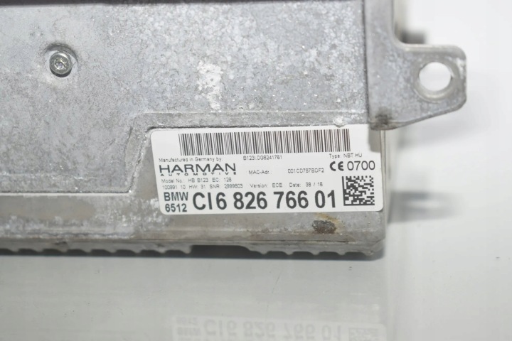 SYSTÈME NAVIGATION BMW I3 (I01) 9306743 0.6L 125KW 2016 20841882