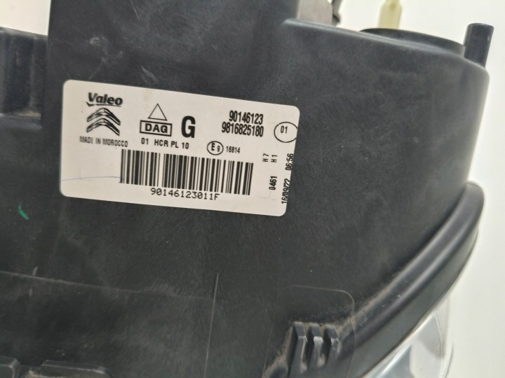 PHARE GAUCHE PROJECTEUR CITROEN BERLINGO IV 18- VERSION PLACES