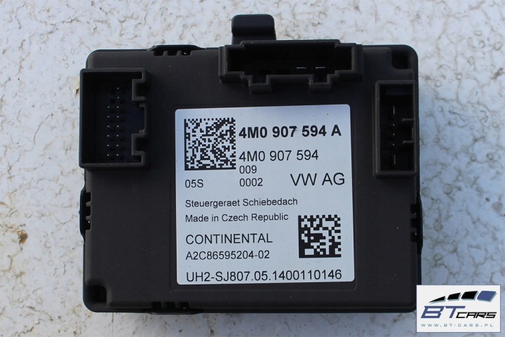 AUDI A4 A5 Q7 CONTRÔLEUR TOIT OUVRANT 4M0907594A MODULE 4M0 907 594 4M0907594