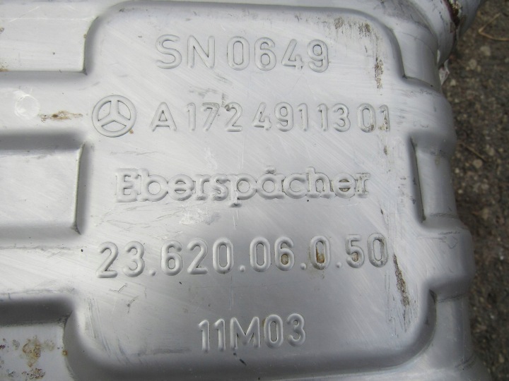SILENCIEUX ÉCHAPPEMENT ENSEMBLE MERCEDES-BENZ SLK R172 172 A1724911201