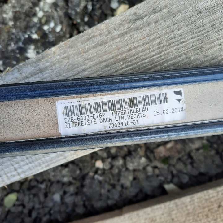 BMW F10 LIFT LCI MOULURE TOITS DROITE A89